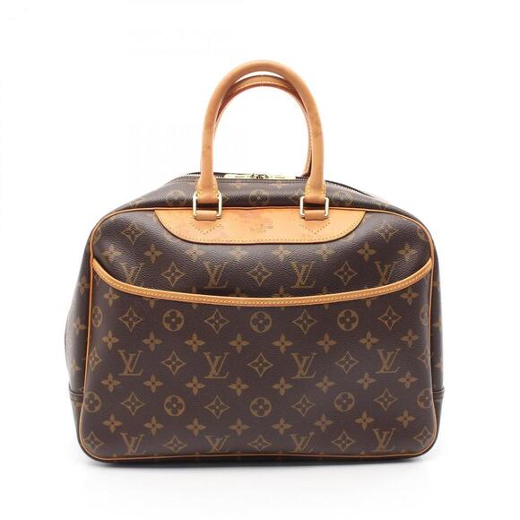 LOUIS VUITTON Brown Monogram Leather Deauville Bag - Picture 1 of 11